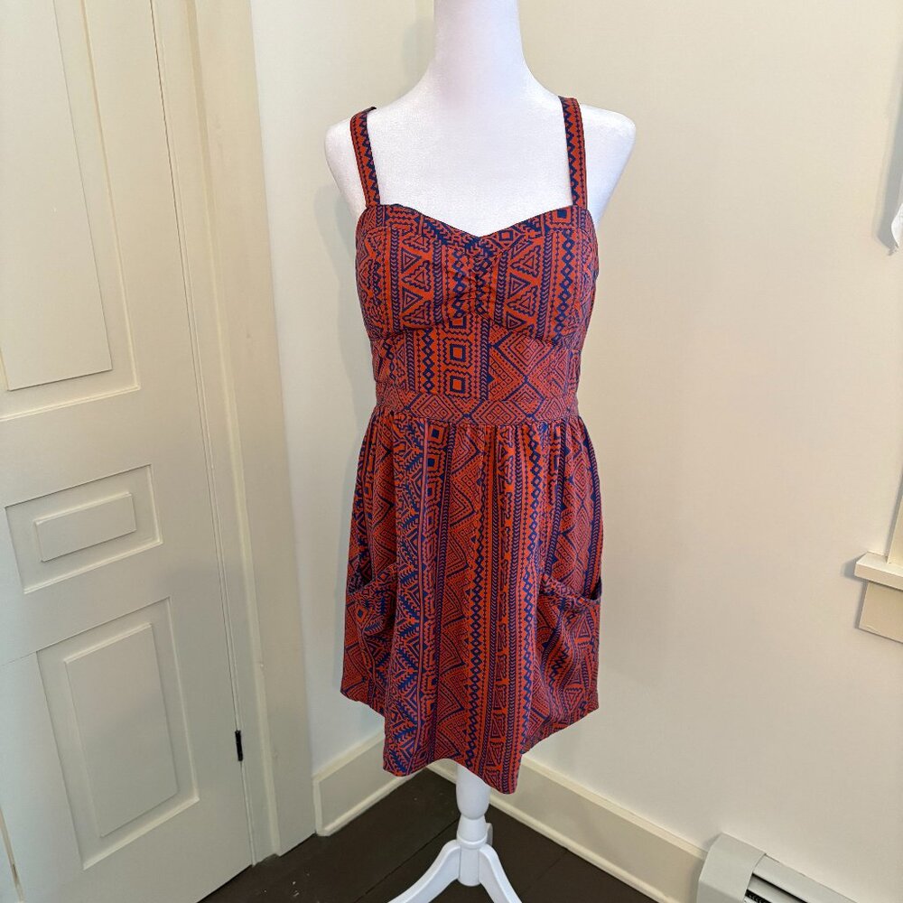 Tribal Print Bustier Style Sundress by American Eagle Outfitters